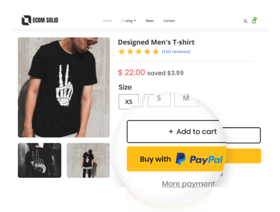 dynamic checkout button